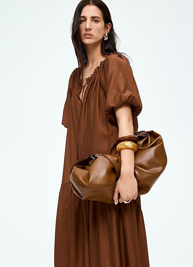 Imagen - Vestido amplio ligero con mangas globo