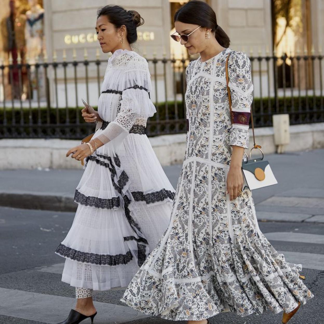 Influencers con vestidos amplios para primavera