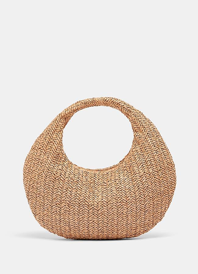 Imagen - Bolso redondo de yute de Lefties.