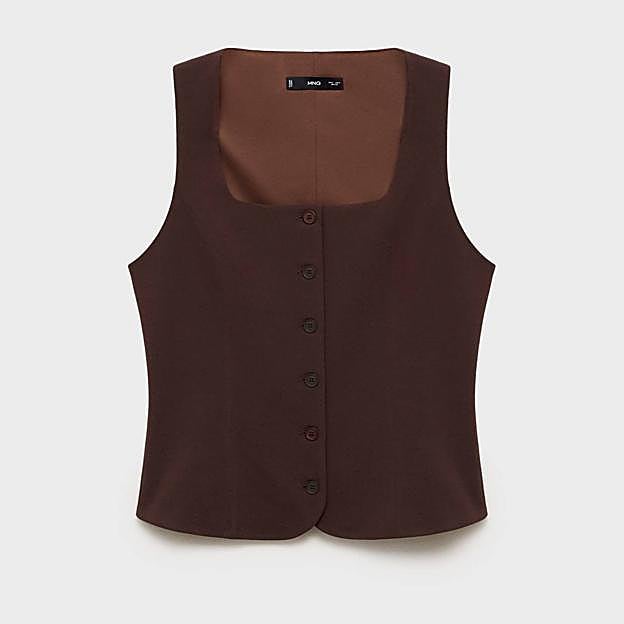 Chaleco traje entallado (29,99€)