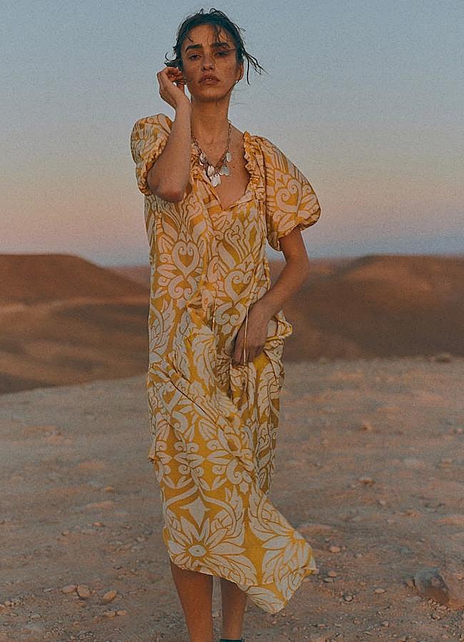 Imagen - Vestido estampado de algodón oversize