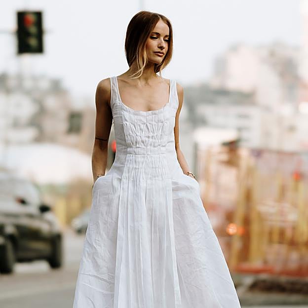 Los vestidos de lino más elegantes para ser la mejor vestida en primavera-verano