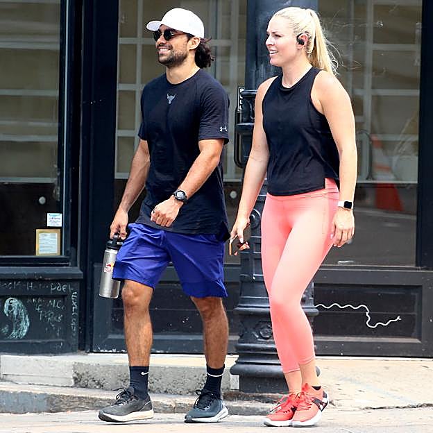 Diego Osorio, con su última pareja conocida, Lyndsay Vonn. 