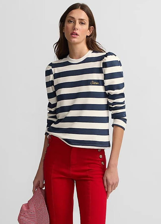 Imagen - Sudadera de rayas de Silbon, 49,90 euros.