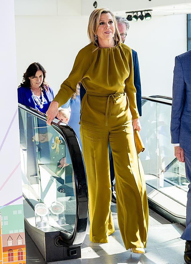 Imagen - Máxima de Holanda con total look verde oliva/GTRES