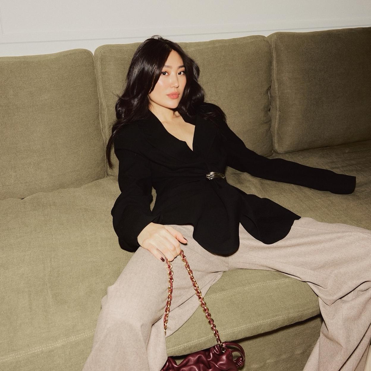 Estos son los primeros pantalones de lino de la primavera. 