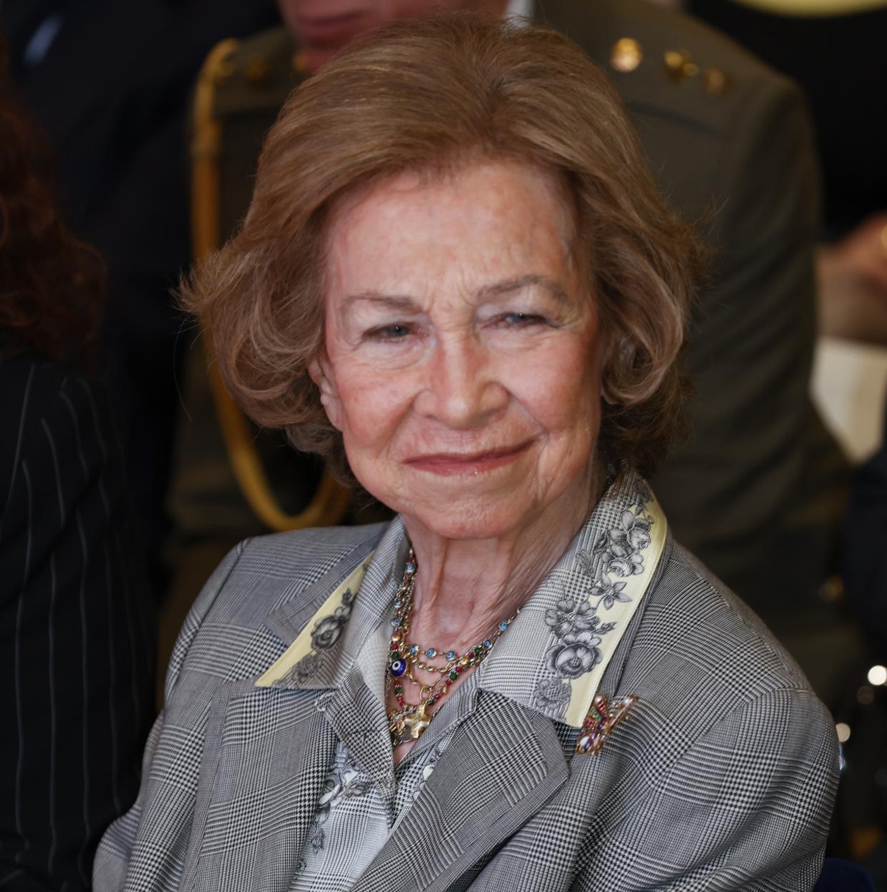 La reina Sofía en su último acto