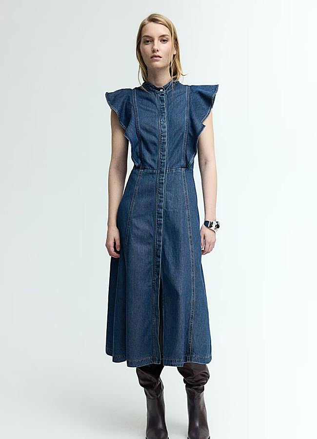 Imagen - Vestido vaquero con volantes