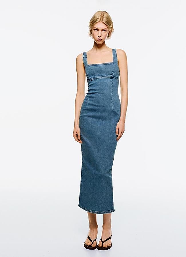 Imagen - Vestido vaquero midi de tubo
