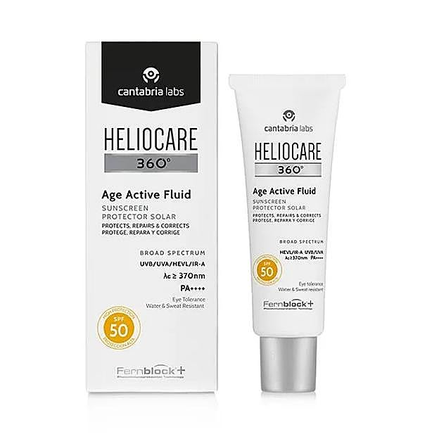 Protector solar Age Active Fluid de Heliocare.