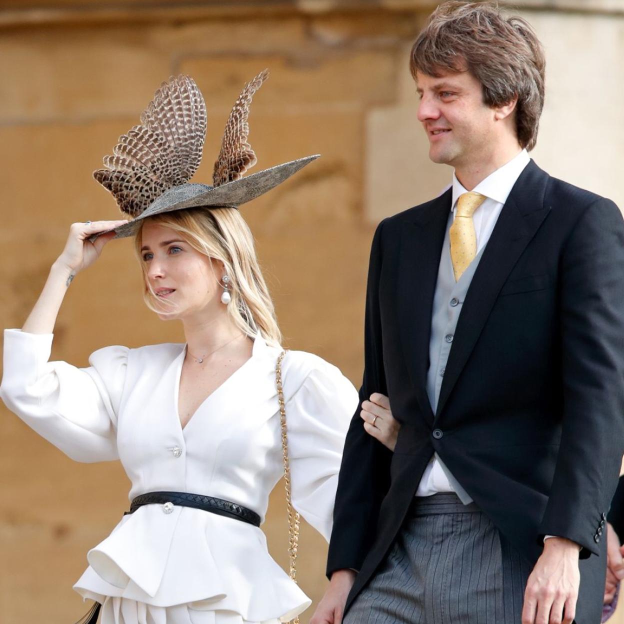 Ernesto Augusto de Hannover y su mujer, Ekateryna Malysheva con los pendientes de lágrima.