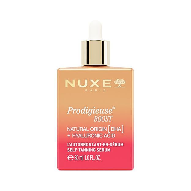 Sérum autobronceador en gotas Prodigieuse Boost de Nuxe. (41,60 euros).