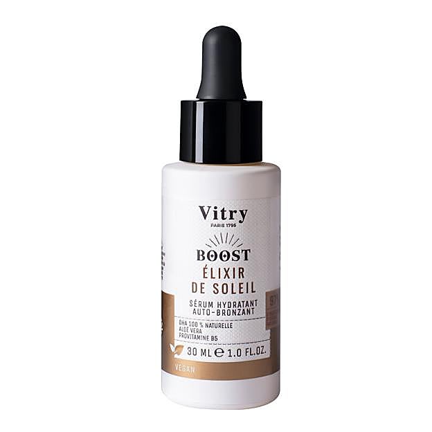 Sérum hidratante autobronceador Élixir de Soleil de Vitry.