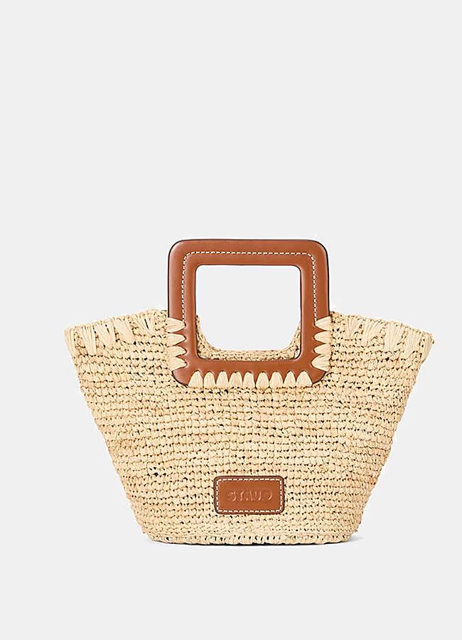 Imagen - Bolso de fibra natural de Staud.