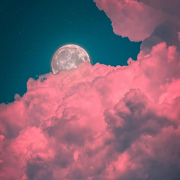 La luna llena del 13 de abril. 