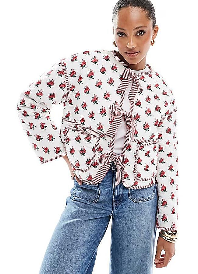 Imagen - Chaqueta de flores con lazos
