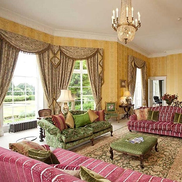 El lujoso interior de la mansión de Chyknell Hall. 
