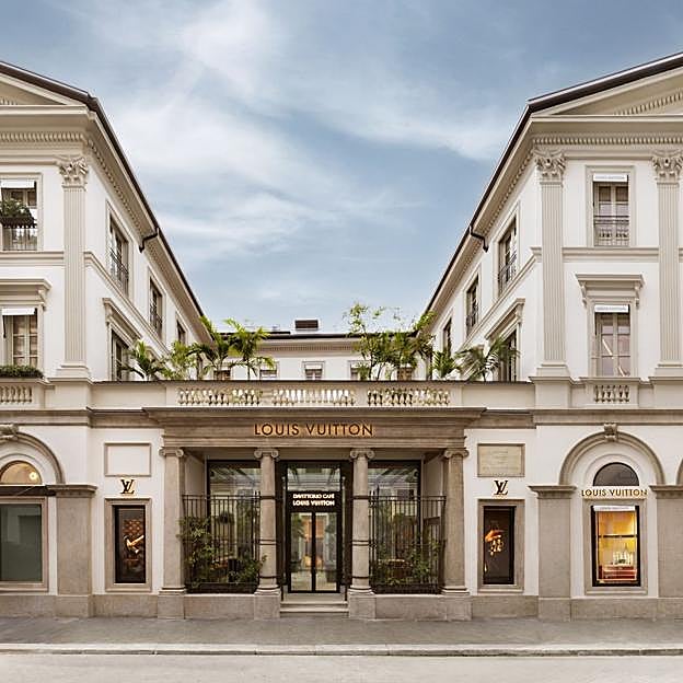 Imagen principal - Louis Vuitton Via Montenapoleone.