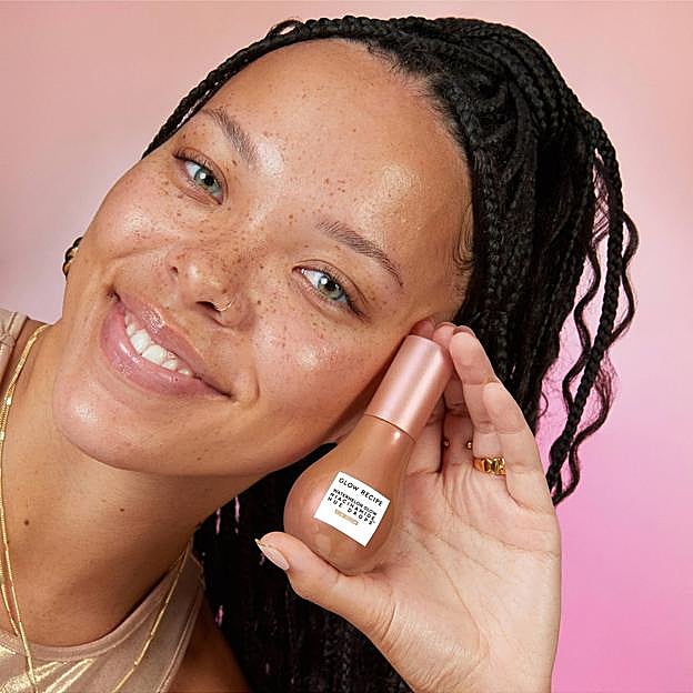 Así son las Watermelon Glow Hue Drops de Glow Recipe.