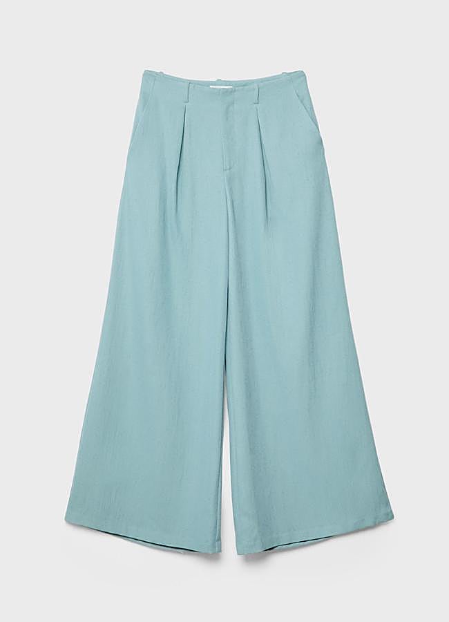 Imagen - Pantalón fluido pinza texturas de Stradivarius (29,99€)