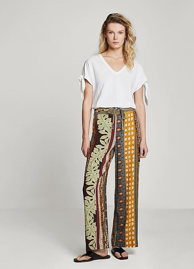 Imagen - Pantalones estampados con cenefas