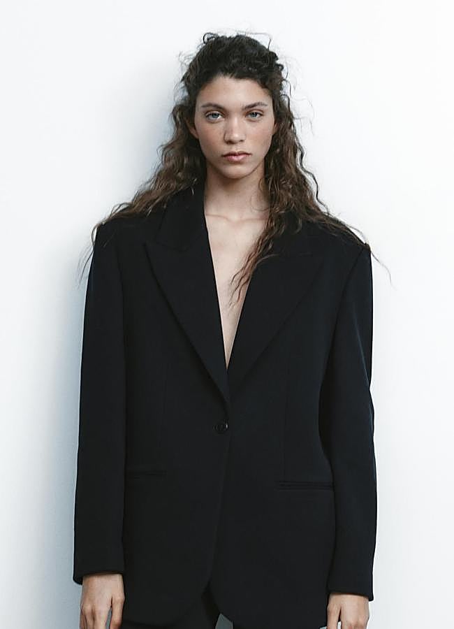 Imagen - Blazer oversize negra