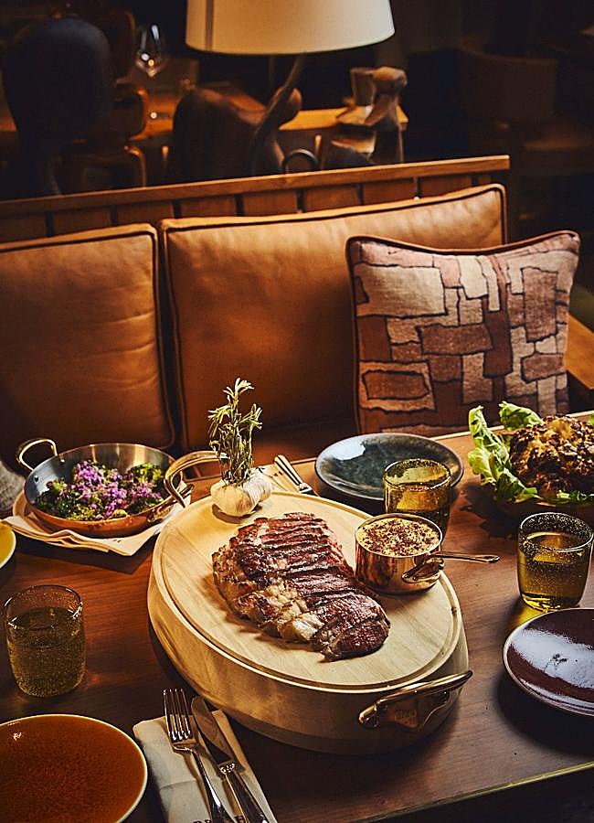 Imagen - Comida en el restaurante del Hotel Brach Madrid.