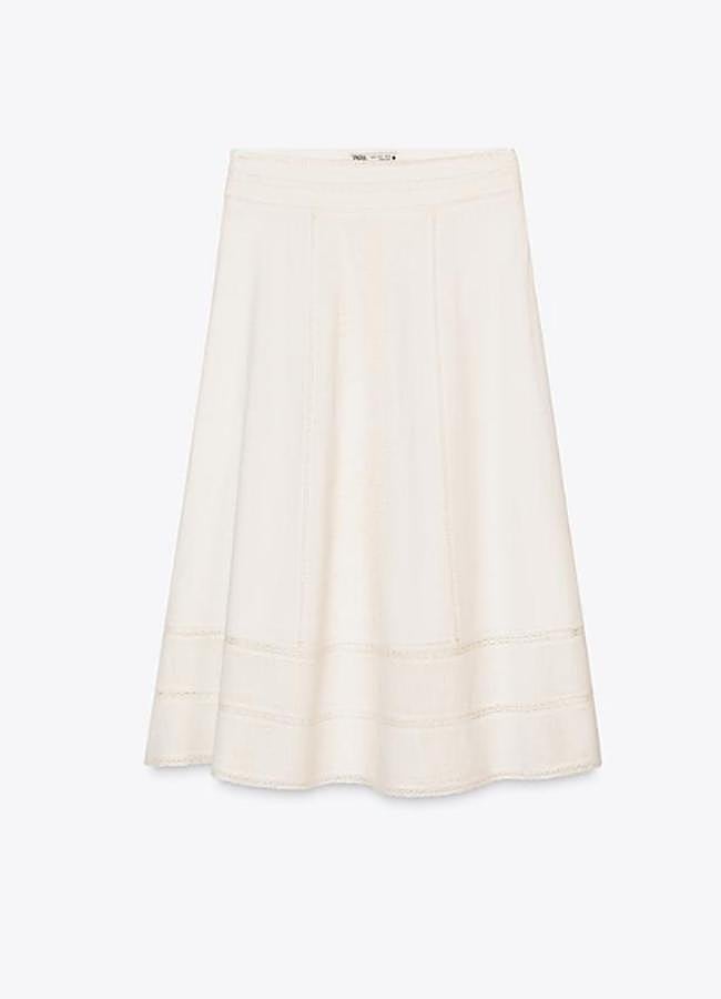Imagen - Faldas blancas para la primavera (ZARA)