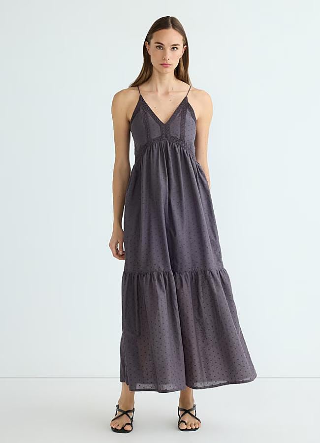 Imagen - Vestido de tirantes de gris de Hipercor.