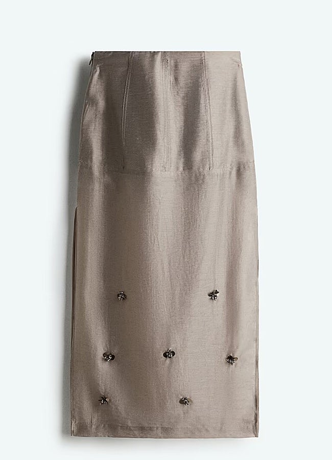 Imagen - Falda semitransparente de H&M.