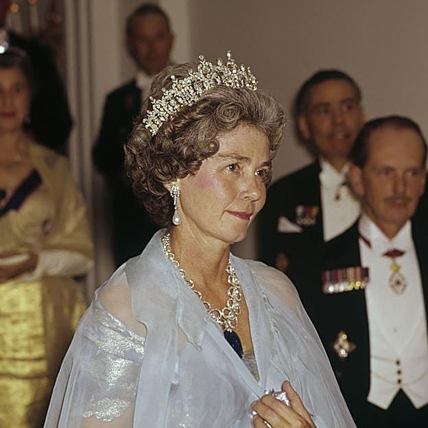 Una imagen de Federica de Grecia, madre de la reina Sofía, en 1974. 