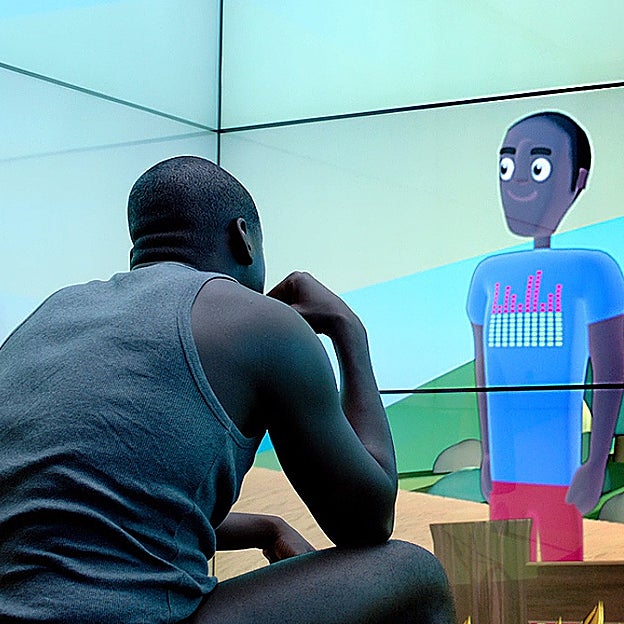 Imagen de 15 millones de méritos, capítulo de Black Mirror.