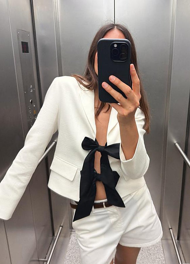 Imagen - Blazer lazos Zara.