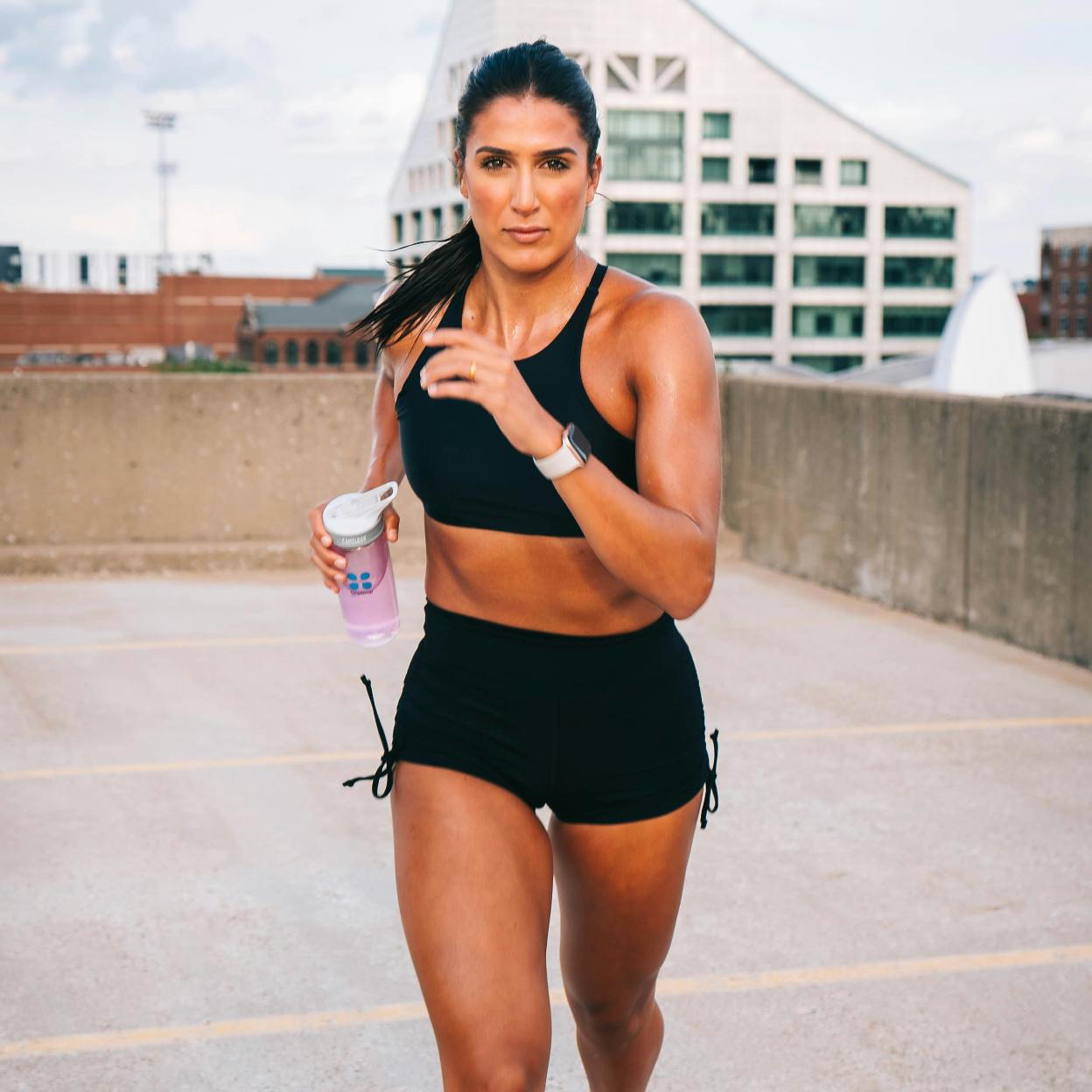 Mujer haciendo ejercicio. 