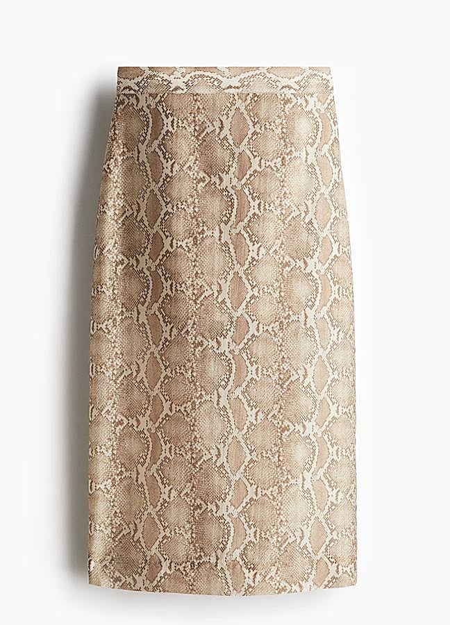 Imagen - Falda de tubo en mezcla de lyocell de H&M (22,99€)