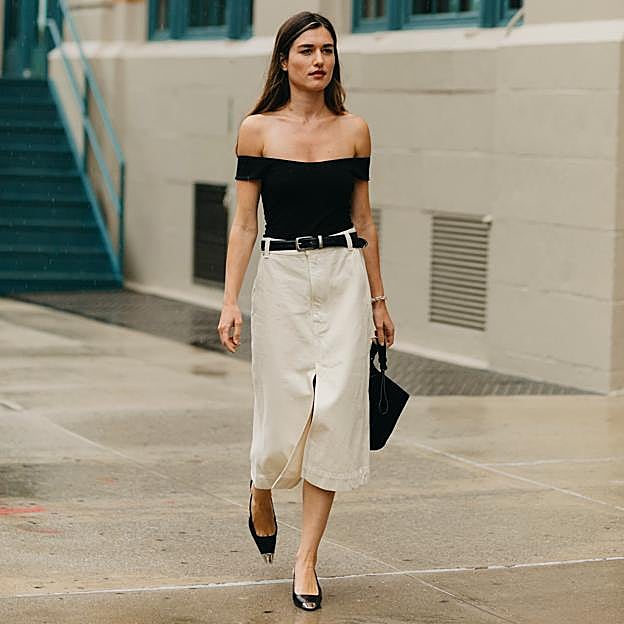 Faldas lápiz, el básico imprescindible para conseguir looks de oficina elegantes en cualquier temporada