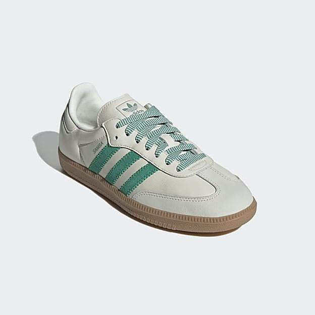 Zapatillas Samba en verde de Adidas.