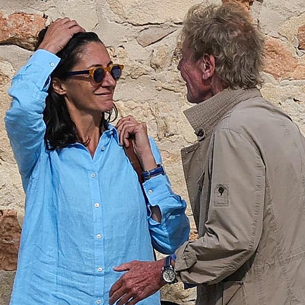 Ernesto de Hannover y Claudia Stilianopoulos, durante unas vacaciones. 
