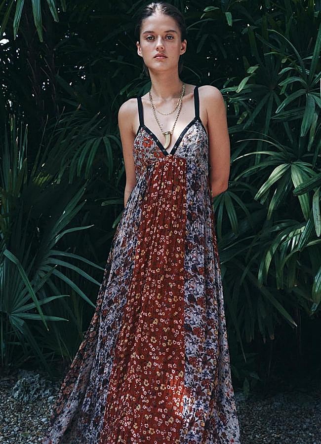 Imagen - Vestido largo estampado boho chic
