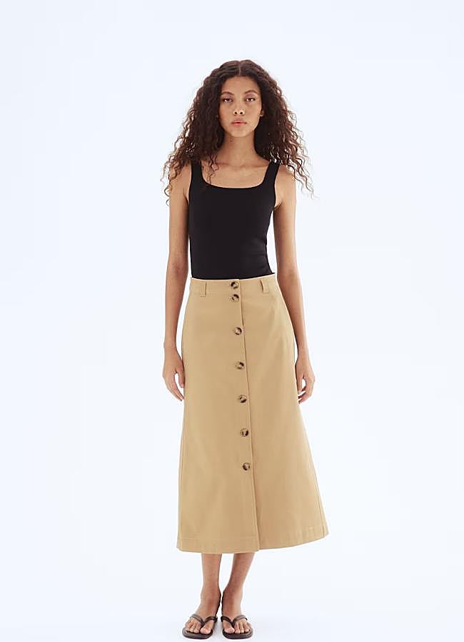 Imagen - Falda gabardina en evasé