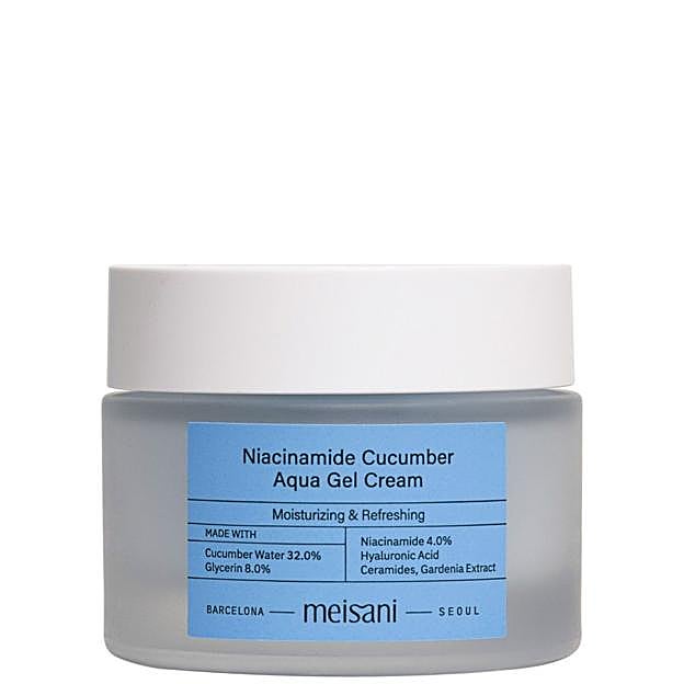 Niacinamide Cucumber Aqua Gel Cream de Meisani. Precio: 22,94 euros