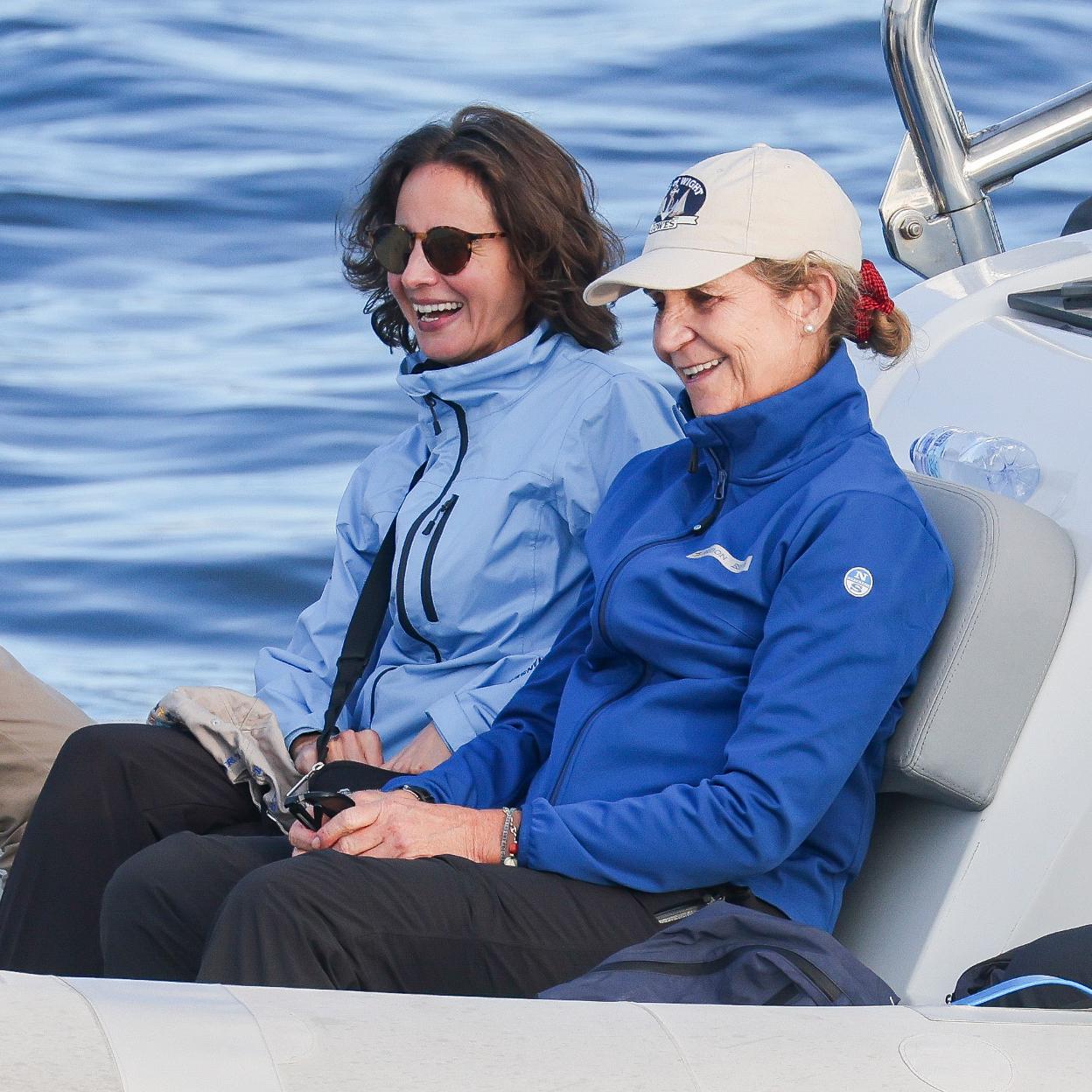 La infanta Elena y Laurence Debray confirman su amistad con unas vacaciones de Semana Santa en Tánger. En la foto, el Sanxenxo el pasado octubre. 