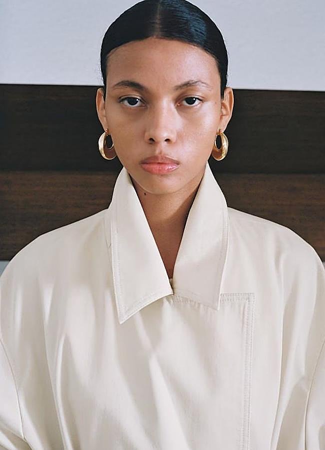 Imagen - Pendientes dorado de aro