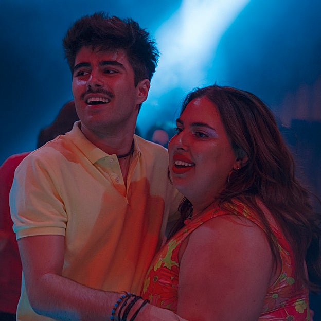 Blanca Martínez junto a Martin Urrutia, un triunfito en el universo de Los Javis. 