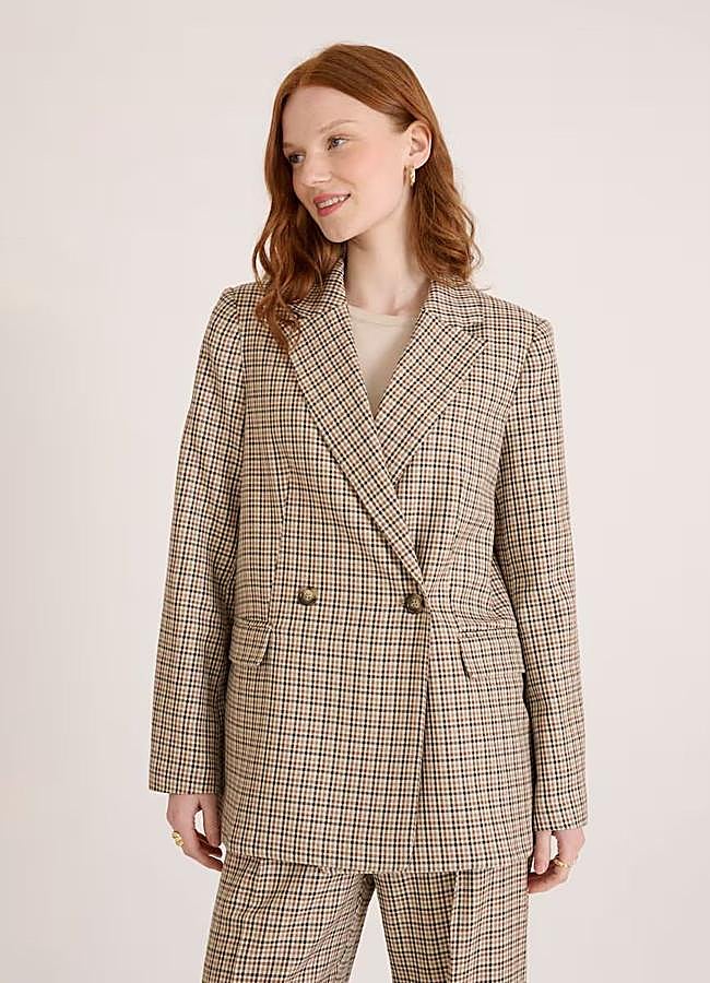 Imagen - Americana de cuadros cruzada