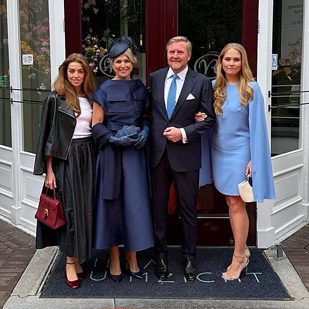 La familia real holandesa en el Día del Rey.