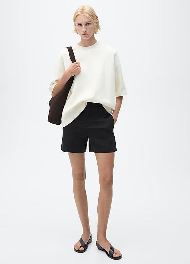 Imagen - Shorts de algodón color negro