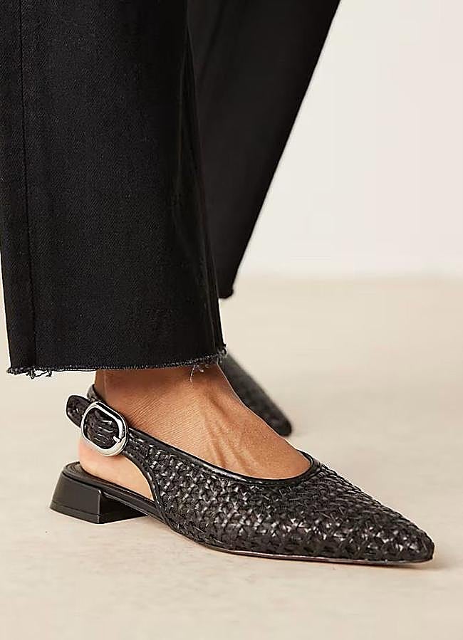 Imagen - Bailarinas slingback trenzadas