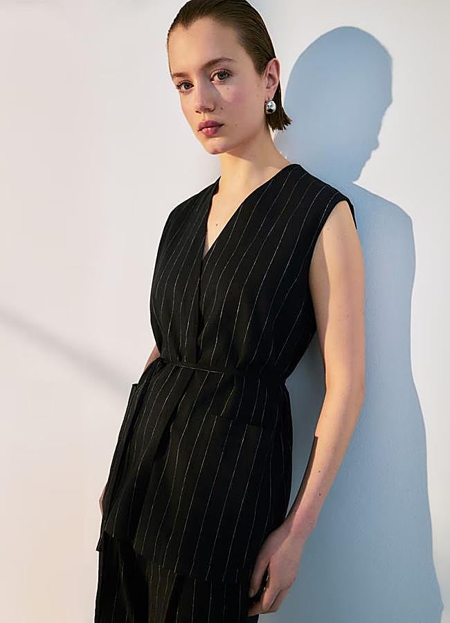 Imagen - Chaleco de vestir con raya diplomática