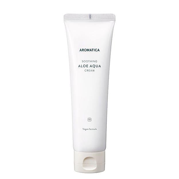 Natural Aloe Aqua Cream de Aromatica. Precio: 19,99 euros